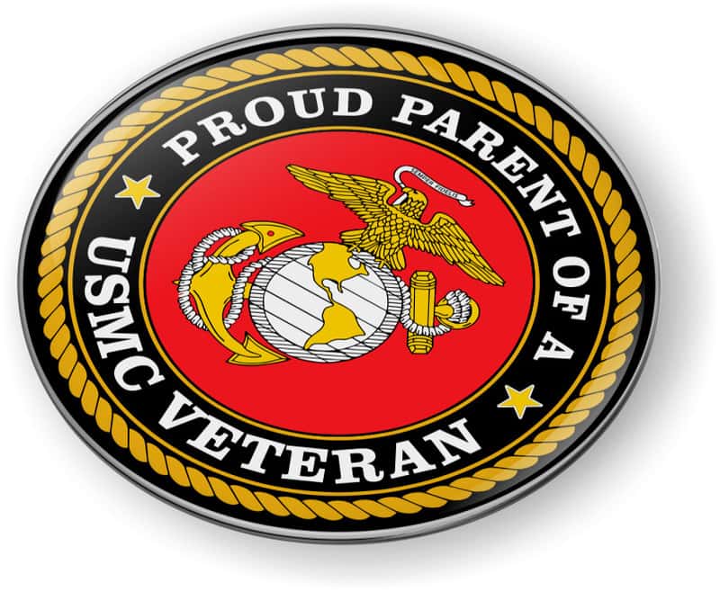 USMC - Proud Parent of a USMC Veteran USMC - Proud Parent of a USMC Veteran